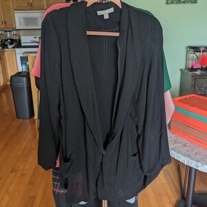 🤎Woman within 32w unlined blazer